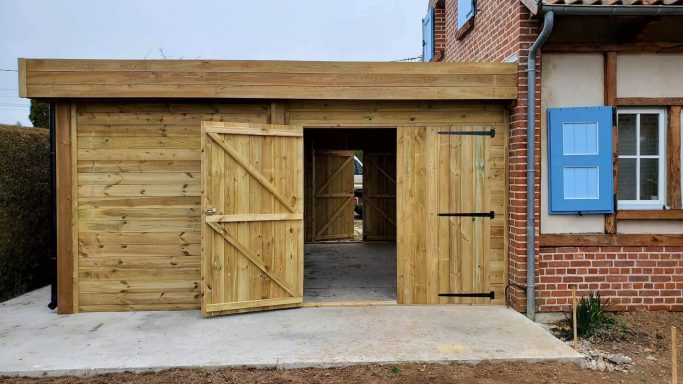 Carport fermé